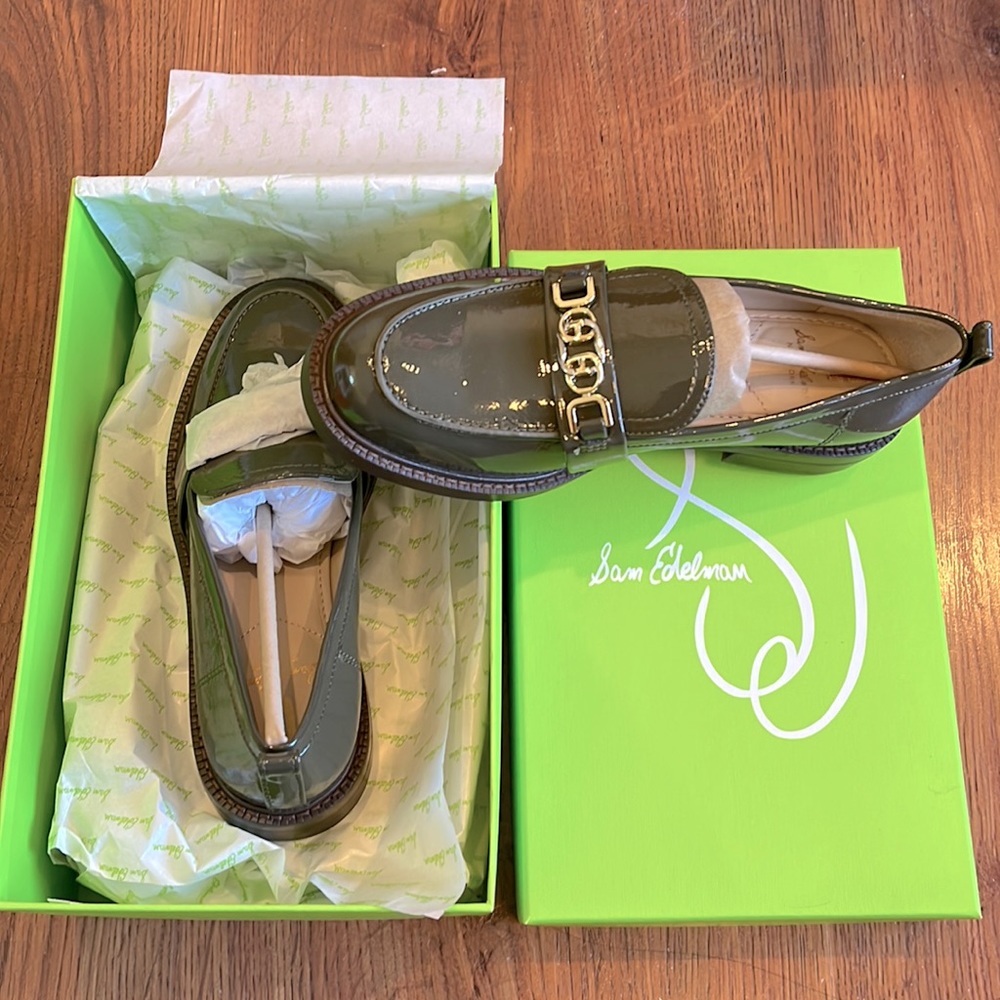 Leather loafers